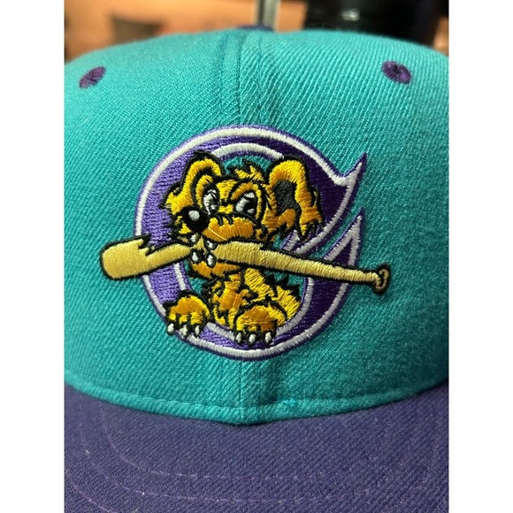 CHARLESTON RIVER DOGS New Era 59Fifty Ball Hat 7 3/8 MiLB Made in the USA - Picture 6 of 6